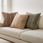 Silk Wide Stripe Pillow Cover