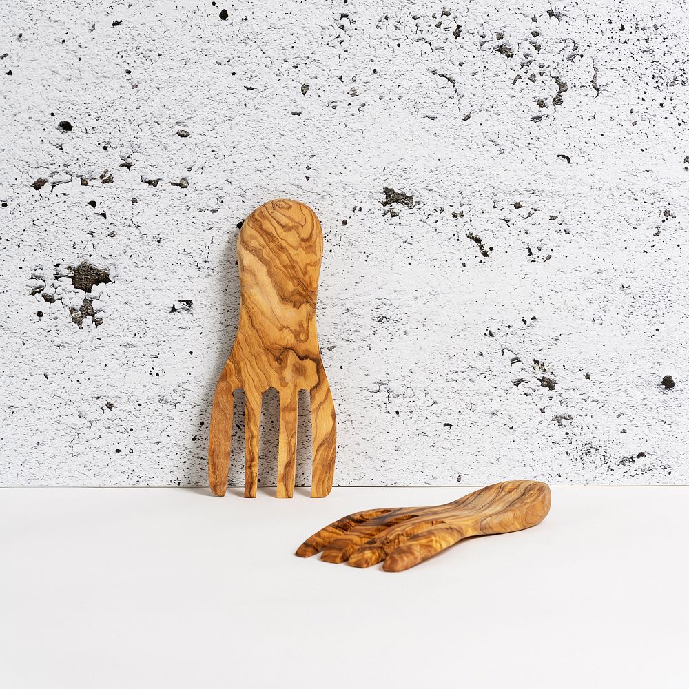 Gharyan Stoneware Salad Servers
