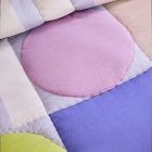 Mixed Material Geo Comforter