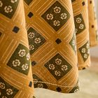 Pierce &amp; Ward Floral Grid Tablecloth