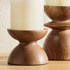 Tira Wood Pillar Holders