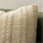 Chunky Herringbone Wool Pillow Cover