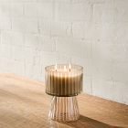 Luster Glass Pedestal Candles &ndash; Iced Elm &amp; Bergamot