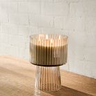 Luster Glass Pedestal Candles &ndash; Iced Elm &amp; Bergamot