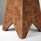 Pierce &amp; Ward Burl Wood Round Bistro Table (42&quot;)