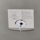 Round Concrete Fire Pit Table (38&quot;&ndash;42&quot;)