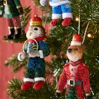 Dapper Animal Bottlebrush Ornaments