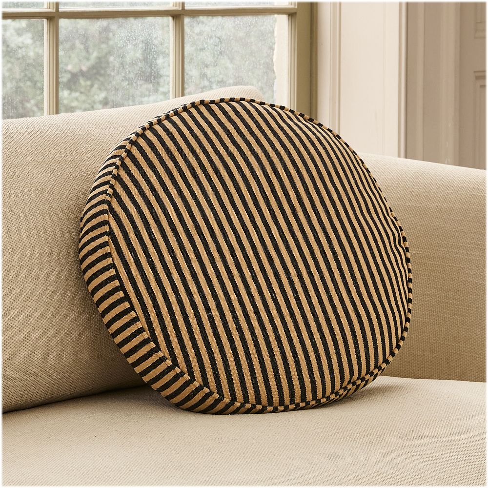 Pierce & Ward Round Stripe Pillow