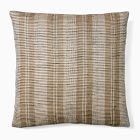 Silk Wide Stripe Pillow Cover