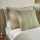 Silk Wide Stripe Pillow Cover