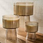 Luster Glass Pedestal Candles &ndash; Iced Elm &amp; Bergamot