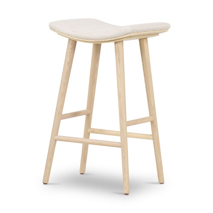 Oak Wood Saddle Stools Stylish Comfort West Elm