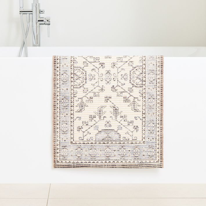 Heirloom Bath Mat - 20"x34", Charcoal