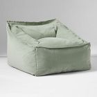 Chip & Dent: Modern Lounger Large Eucalyptus Performance Velvet