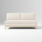 Open Box: Build Your Own Hargrove Sectional Armless Double - Performance Coastal Linen Alabaster, Dune