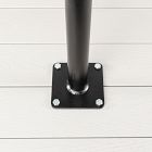 String Light Pole Stands w/ Mounting Plate