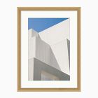 Architecture in White Framed Wall Art