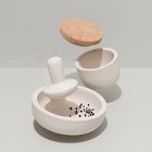BergHOFF Leo Stoneware Mortar &amp; Pestle - 3 Piece