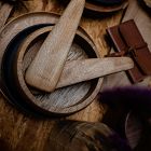 Chechen Wood Design Wooden Salad Servers