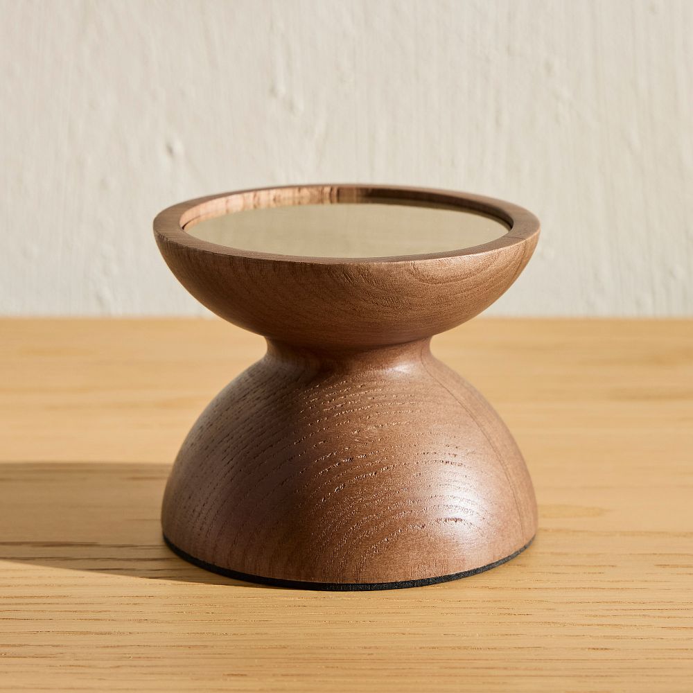Tira Wood Pillar Holder - Small 3"