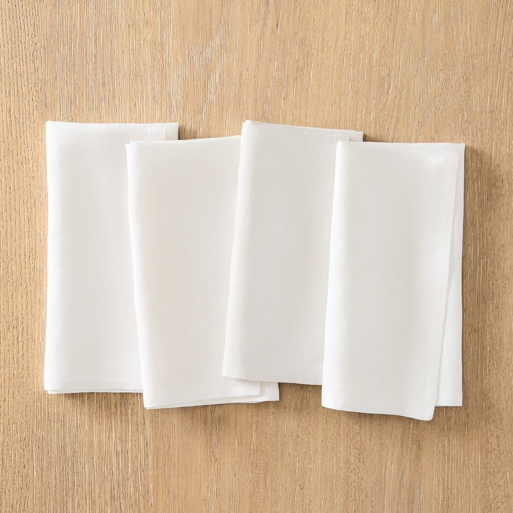 European Flax Linen 20" x 20" Napkin Set