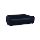 Chip & Dent: Addie 86" Sofa Poly Performance Distressed Velvet Ink Blue Concealed Supports