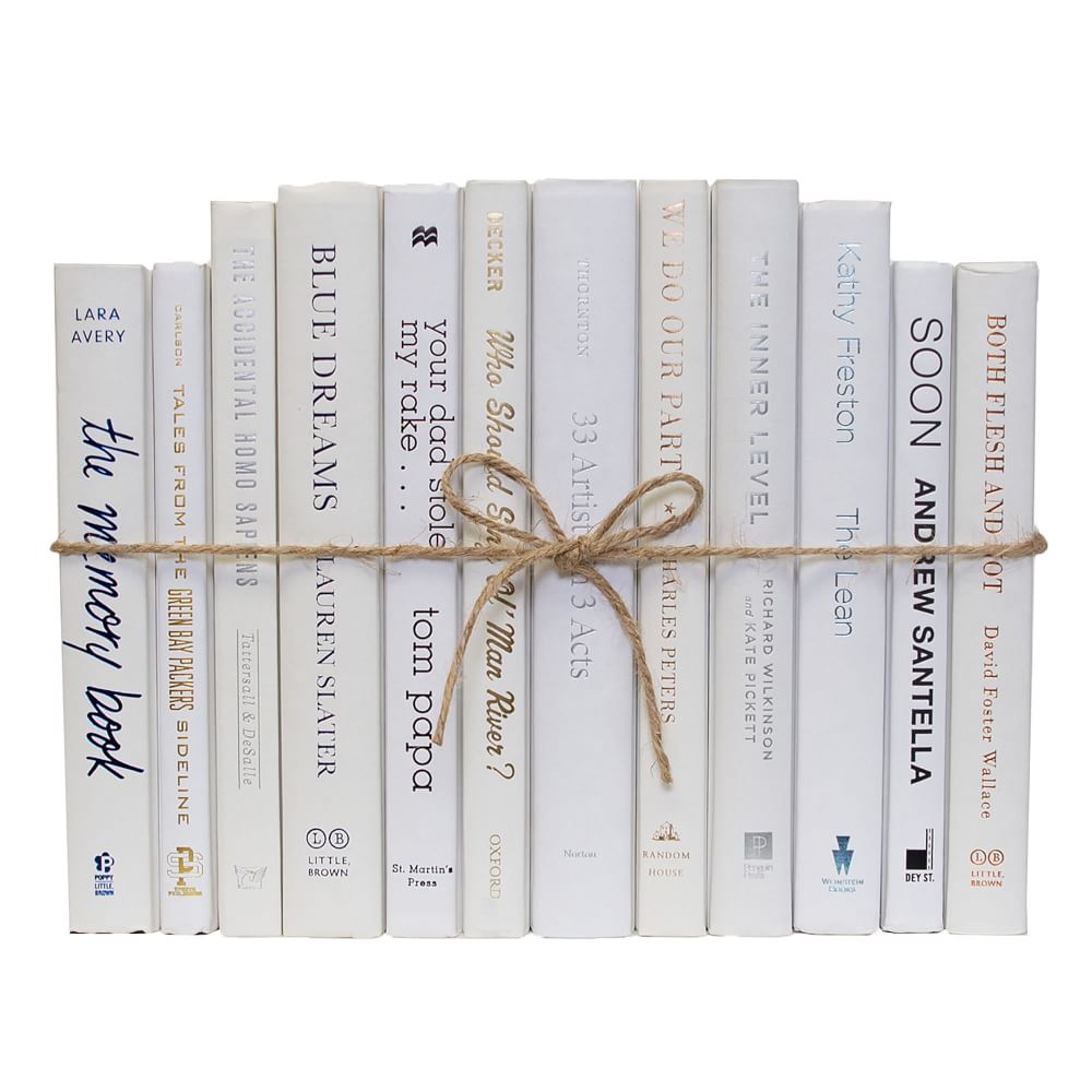 Decorative Book Bundles - Snowfall