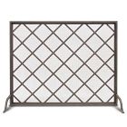 Iron Weave Fireplace Screen