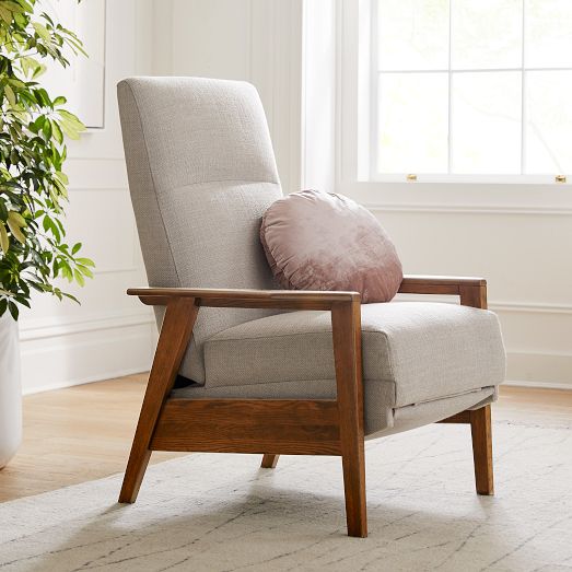 Mid-Century Show Wood Recliner