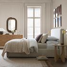 Embroidered Washed Velvet Quilt &amp; Shams