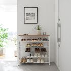 Yamazaki Rolling 5-Tier Shoe Rack