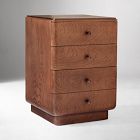 Pierce &amp; Ward Burl Wood Nightstand (18")