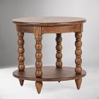 Maujer Spindled Wood Side Table (24")