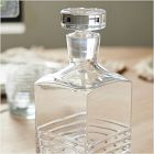 Hoops Glass Decanter
