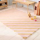 Overscale Diagonal Stripe Rug