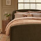 Pierce &amp; Ward Upholstered Sleigh Bed