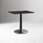 Raymond Restaurant Dining Table - Porcelain w/ Protective Metal Bumper - Rectangle