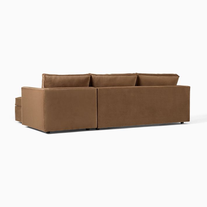 Harris 2-Piece Sleeper Sectional w/ Storage Chaise (109