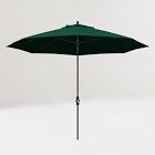 Premium 11' Round Outdoor Patio Umbrella - Rustproof Aluminum Tilt Frame