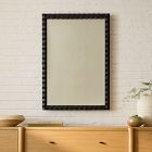 Cantilever Textured Wood Wall Mirror