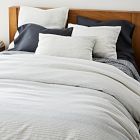 European Flax Linen Graduated Stripe Duvet Cover &amp; Shams
