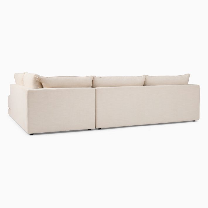 Melbourne 2-Piece Bumper Chaise Sectional (116