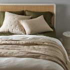 Silky TENCEL&#8482; Crescent Stitch Quilt & Shams