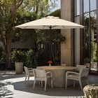 Contract Grade 9' Round Outdoor Patio Umbrella - Rustproof Aluminum Frame