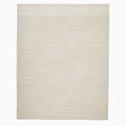 Open Box: Textured Hexagon Rug, 9x12, Alabaster