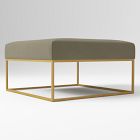 Open Box: Box Frame Square Ottoman