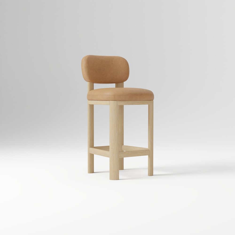 Anton Leather Bar & Counter Stool