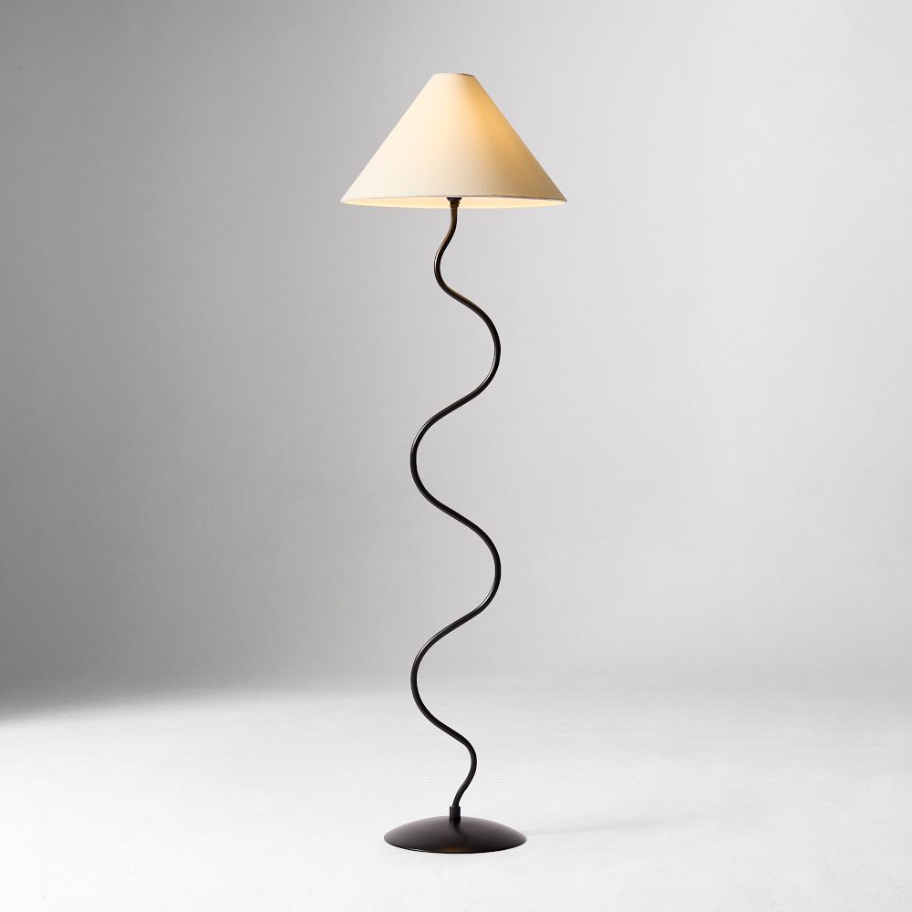Zigzag Floor Lamp (64") - Dark Bronze