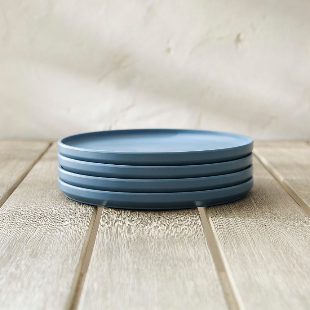 Modern Melamine Outdoor Salad Plate Sets