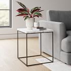 Streamline Square Side Table (20&quot;) - Marble